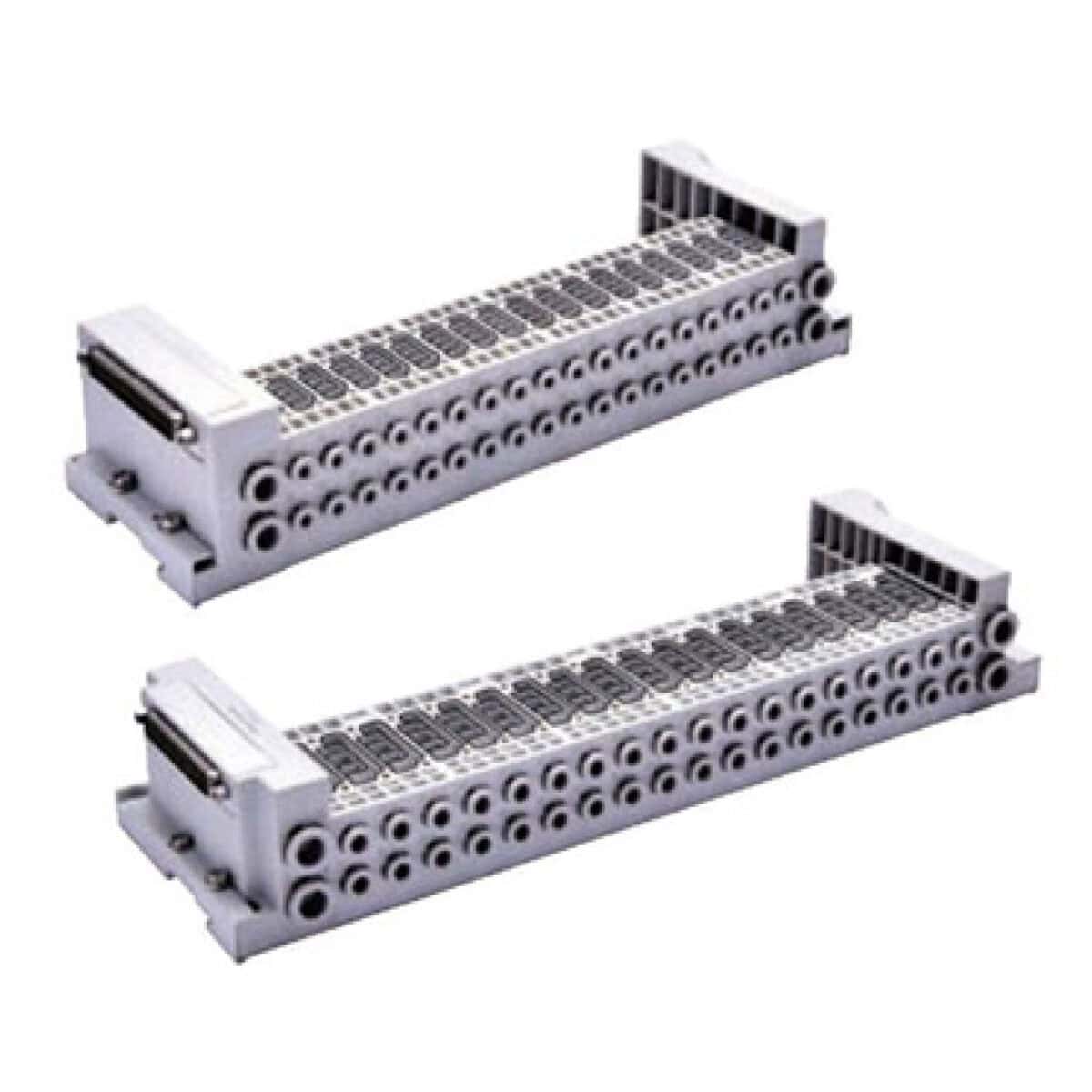 Base plate with 37 Pin-Sub-D-connector