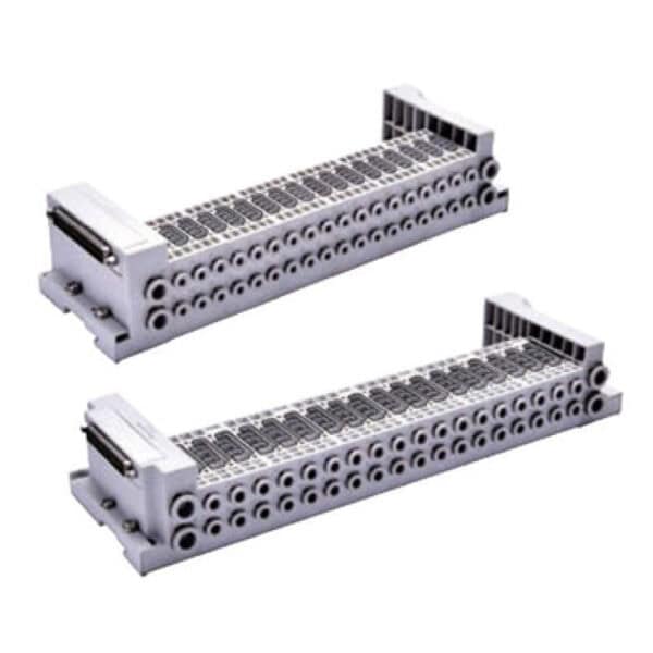 Base plate with 37 Pin-Sub-D-connector