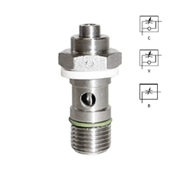 Resistors / one-way restrictors, banjo fitting and bolt models AISI VX15 series