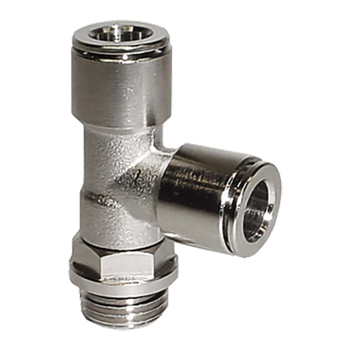 MA-24 Adjustable angle t-output connector, cylindrical thread