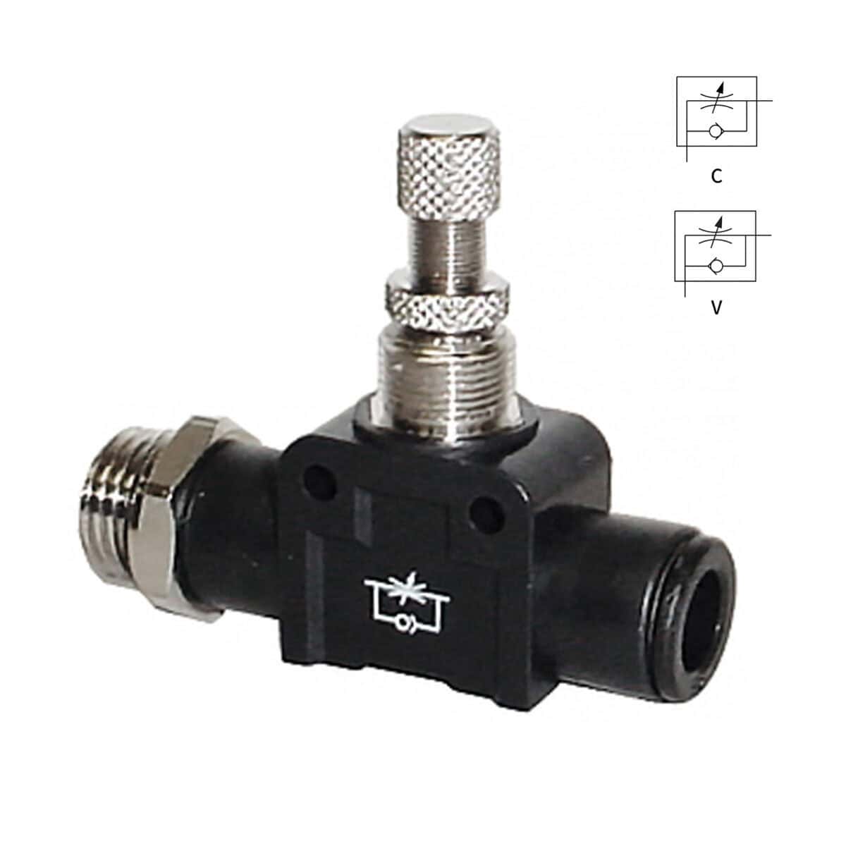 Resistors / one-way restrictors MV35 series
