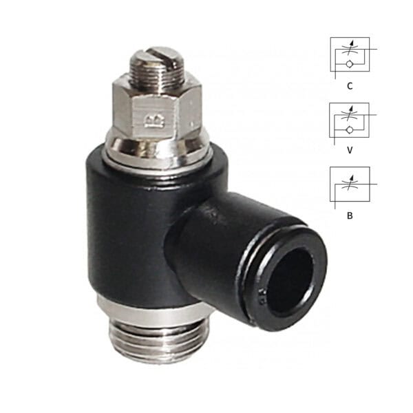 Resistors / one-way restrictors MV38 series