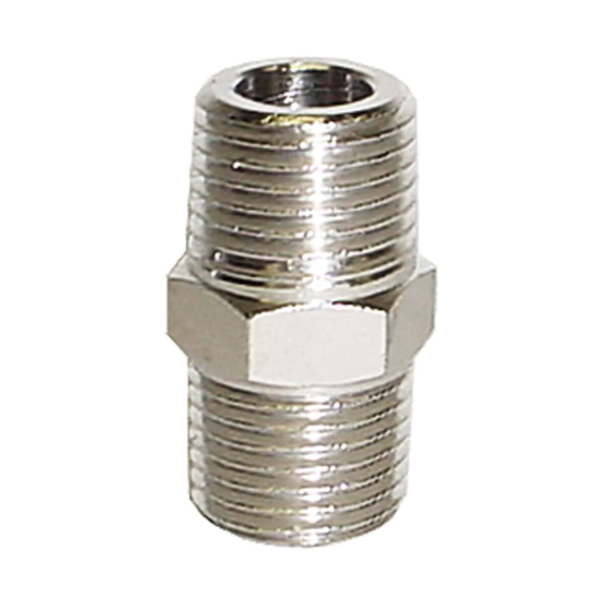 RA012 Double nipple, taper thread