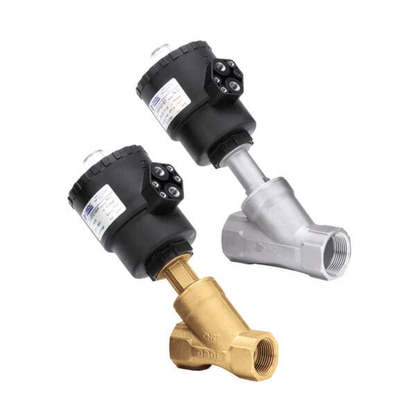 Angle seat valves